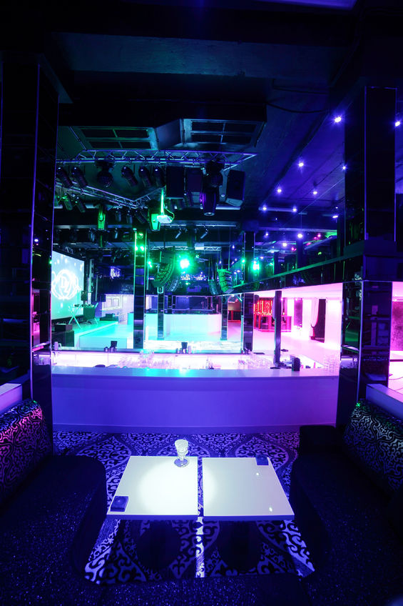 32445654 - colorful interior of bright and beautiful night club