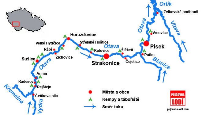 Jak si užít dobrodružství s dětmi na řece Otavě