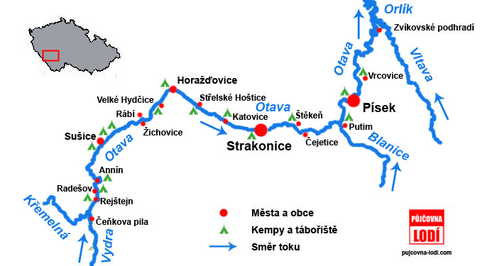 Jak si užít dobrodružství s dětmi na řece Otavě