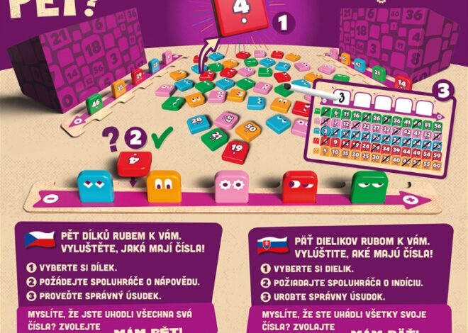 Máš pět? je rychlá desková hra, která připomíná bingo